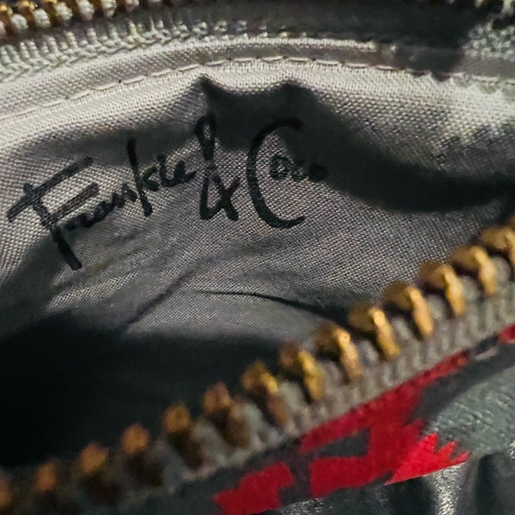 Frankie & Coco Zippered pouch, Aztec design, NWT - Picture 3 of 3